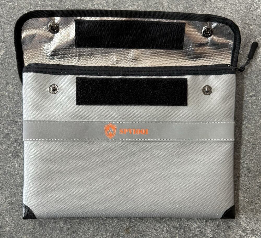 Fireproof Document Bag 5200°F Rated – Waterproof, Heat‑Insulated Document Safe